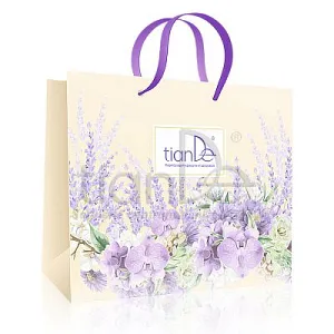 TianDe Papierová darčeková taška nežná orchidea od 1,50€ - darčekové, tiande, darček, recenzia, vlozky, kozmetika