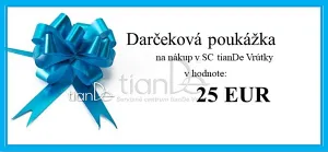TianDe Darčeková poukážka 25 od 25,00€ - darčekový, poukaz, darčekové, vlozky, kozmetika, online office