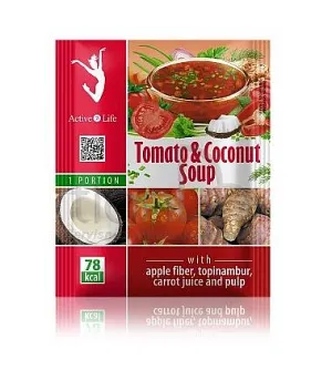 TianDe Paradajková polievka s kokosom od 1,82€ - polievka, obsahuje, prášok, kozmetika, online office, moje tiande