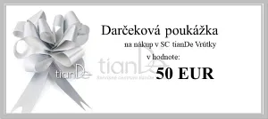 TianDe Darčeková poukážka 50 od 50,00€ - darčekový, poukaz, darčekové, tiande kozmetika, bylinne vlozky, pravda o tiande