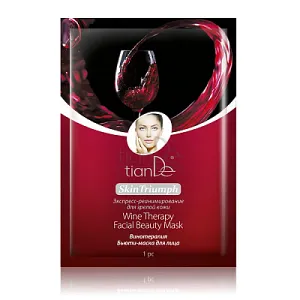 TianDe Pleťová beauty-maska Vínna terapia od 1,5€ - bleskurýchla, resuscitácia, zrelej, tiande prihlasenie, tiande online office, tiande katalog