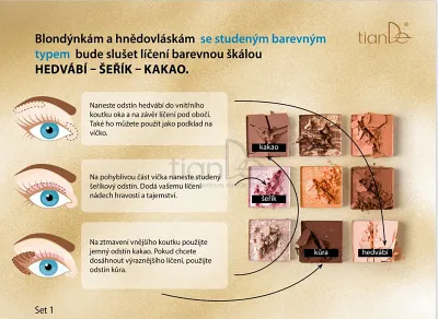 TianDe Očné tiene Nápady líčenia, kozmetika tiande, tiande slaviton, tiande sk, tiande recenzie, tiande naplaste