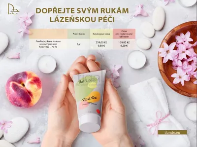 TianDe Parafínový krém na ruky so vzácnymi olejmi, kozmetika, online office, moje tiande, katalogy, najnovsie tiande