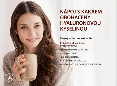 TianDe Kakaový nápoj obohatený kyselinou hyalurónovou, recenzia, vlozky, kozmetika, online office, moje tiande