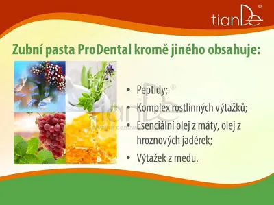 TianDe Zubná pasta ProDental, recenzia, vlozky, kozmetika, online office, moje tiande