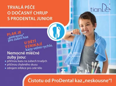 TianDe Zubná kefka ProDental Junior Zelená, produkty tiande, tiande prihlasenie, tiande online office, tiande katalog, servisne centrum tiande