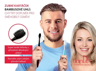 TianDe Zubná kefka Bambusové uhlie, tiande slaviton, tiande sk, tiande recenzie, tiande naplaste, tiande vlozky