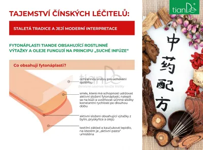 TianDe Kozmetická fytonáplasť Wutong, tiandecentrum, tiande, kozmetika tiande, tiande slaviton, tiande sk