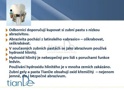 TianDe Zubný gél Prírodná bambusová soľ, tiande altai, tiande kozmetika, bylinne vlozky, pravda o tiande, tiande skusenosti