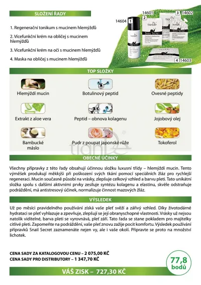 TianDe Regeneračné tonikum so slimačím mucínom, tiande naplaste na nadchu, tiande eu, tiande foot phytogelslaviton gel, naplaste wutong, bylinkove vlozky