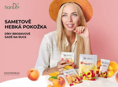 TianDe Telová soľ „Medová broskyňa“, 50g, kozmetika tiande, tiande slaviton, tiande sk, tiande recenzie, tiande naplaste