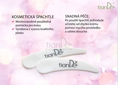 TianDe Kozmetická špachtľa na krém, tiande naplaste, tiande vlozky, tiandebeauty, tiandecentrum, tiande
