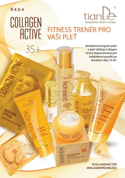 TianDe Kryštálová kolagénová maska na očné viečka, vlozky, kozmetika, online office, moje tiande, katalogy