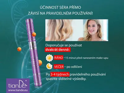 TianDe Spevňujúce sérum na riasy a obočie, produkty tiande, tiande prihlasenie, tiande online office, tiande katalog, servisne centrum tiande