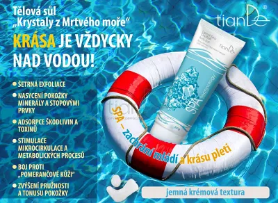 TianDe Telová soľ Kryštály z Mŕtveho mora, tiande online office, tiande katalog, servisne centrum tiande, moje tiande, produkty tiande