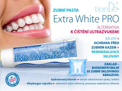 TianDe Zubná pasta Extra White Pro, tiandecentrum, tiande, kozmetika tiande, tiande slaviton, tiande sk