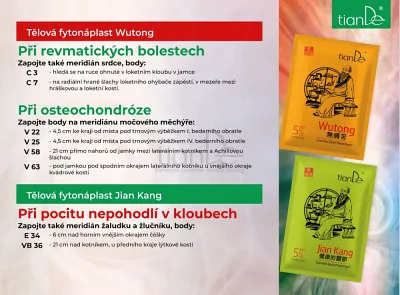 TianDe Kozmetická fytonáplasť Wutong, tiande prihlasenie, tiande online office, tiande katalog, servisne centrum tiande, moje tiande