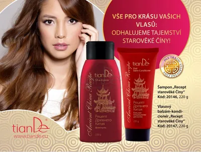 TianDe Vlasový balzam - kondicionér “Recept starovekej Číny”, tiande foot phytogelslaviton gel, naplaste wutong, bylinkove vlozky, slaviton mast, tiande naplaste na nadchu