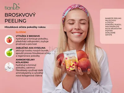 TianDe Telová soľ „Medová broskyňa“, 50g, produkty tiande, tiande prihlasenie, tiande online office, tiande katalog, servisne centrum tiande