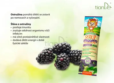 TianDe Sirup s ovocnými šťavami a vitamínmi, tiande recenzie, tiande naplaste, tiande vlozky, tiandebeauty, tiandecentrum