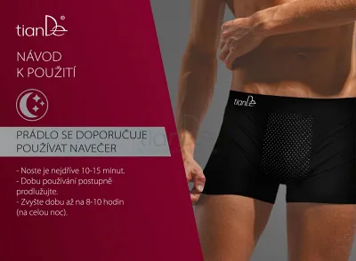 TianDe Pánske spodné prádlo s bodovou turmalínovou vrstvou, veľkosť L, slaviton mast, tiande naplaste na nadchu, tiande eu, tiande foot phytogelslaviton gel, naplaste wutong
