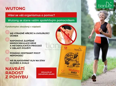 TianDe Kozmetická fytonáplasť Wutong, tiande kozmetika, bylinne vlozky, pravda o tiande, tiande skusenosti, tiande recenzie