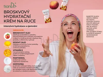 TianDe Telová soľ „Medová broskyňa“, 50g, kozmetika, online office, moje tiande, katalogy, najnovsie tiande