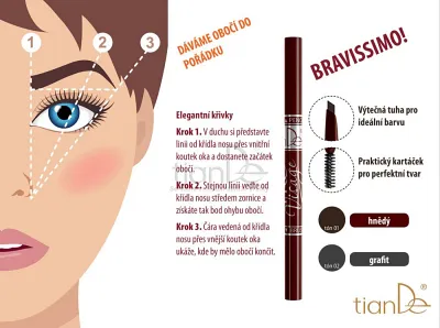TianDe Ceruzka na obočie - Grafit odtien 02, tiande online office, tiande katalog, servisne centrum tiande, moje tiande, produkty tiande