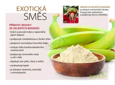 TianDe Krémová banánová polievka so zeleninou, tiande naplaste, tiande vlozky, tiandebeauty, tiandecentrum, tiande