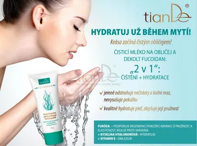 TianDe Čistiace mlieko na tvár a dekolt, produkty tiande, tiande prihlasenie, tiande online office, tiande katalog, servisne centrum tiande