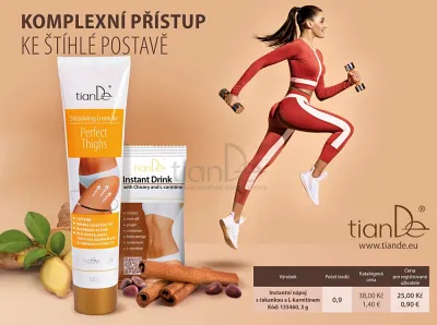 TianDe Instantný nápoj s čakankou a L-karnitínom, tiande prihlasenie, tiande online office, tiande katalog, servisne centrum tiande, moje tiande