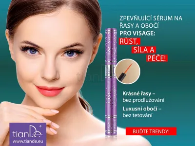 TianDe Spevňujúce sérum na riasy a obočie, tiande recenzie, tiande altai, tiande kozmetika, bylinne vlozky, pravda o tiande