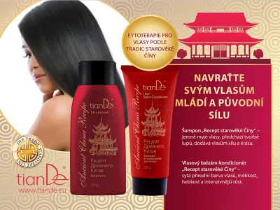 TianDe Vlasový balzam - kondicionér “Recept starovekej Číny”, tiande vlozky, tiandebeauty, tiandecentrum, tiande, kozmetika tiande