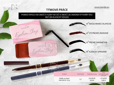 TianDe Mydlo na obočie Dlhotrvajúci styling s efektom laminácie, slaviton mast, tiande naplaste na nadchu, tiande eu, tiande foot phytogelslaviton gel, naplaste wutong