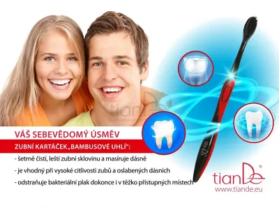 TianDe Zubná kefka Bambusové uhlie, produkty tiande, tiande prihlasenie, tiande online office, tiande katalog, servisne centrum tiande