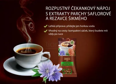 TianDe Rozpustný čakankový nápoj s extraktmi parchy saflorovej a rezavca šikmého, tiande online office, tiande katalog, servisne centrum tiande, moje tiande, produkty tiande