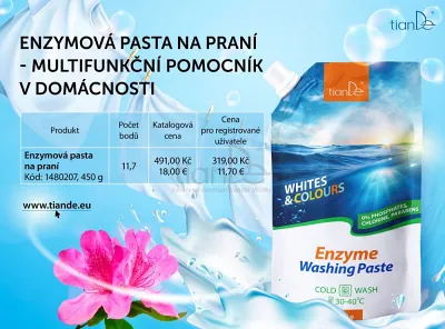 TianDe Enzýmová pasta na pranie, tiande recenzie, tiande altai, tiande kozmetika, bylinne vlozky, pravda o tiande