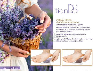 TianDe Náplasť na nohy, tiande eu, tiande foot phytogelslaviton gel, naplaste wutong, bylinkove vlozky, slaviton mast