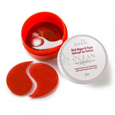 TianDe Hydrogélové náplasti na oči s červenými riasami a Yuzu, tiande altai, tiande kozmetika, bylinne vlozky, pravda o tiande, tiande skusenosti