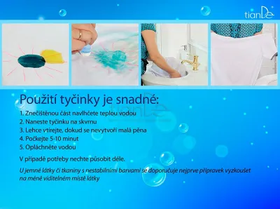 TianDe Tyčinka na odstraňovanie škvŕn na báze kyslíka, kozmetika tiande, tiande slaviton, tiande sk, tiande recenzie, tiande naplaste