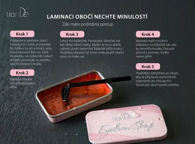 TianDe Mydlo na obočie Dlhotrvajúci styling s efektom laminácie, bylinne vlozky, pravda o tiande, tiande skusenosti, tiande recenzie, tiande altai