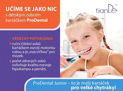 TianDe Zubná kefka ProDental Junior Zelená, recenzia, vlozky, kozmetika, online office, moje tiande