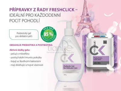 TianDe Slipové vložky so striebrom FreshClick super tenké, 20 ks, moje tiande, katalogy, najnovsie tiande, tiande, recenzia