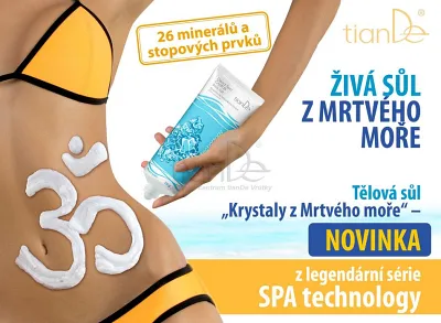 TianDe Telová soľ Kryštály z Mŕtveho mora, tiande altai, tiande kozmetika, bylinne vlozky, pravda o tiande, tiande skusenosti