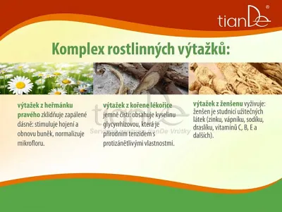 TianDe Zubná pasta ProDental, tiande eu, tiande foot phytogelslaviton gel, naplaste wutong, bylinkove vlozky, slaviton mast