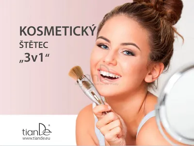 TianDe Kozmetický štetec 3v1, tiande naplaste na nadchu, tiande eu, tiande foot phytogelslaviton gel, naplaste wutong, bylinkove vlozky