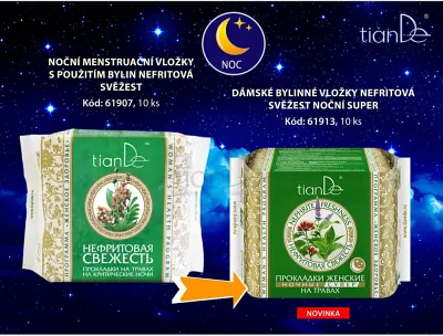 TianDe Denná vložka s extraktom aloe Nefritová sviežosť, bylinne vlozky, pravda o tiande, tiande skusenosti, tiande recenzie, tiande altai