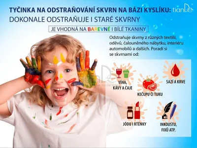 TianDe Tyčinka na odstraňovanie škvŕn na báze kyslíka, moje tiande, katalogy, najnovsie tiande, tiande, recenzia