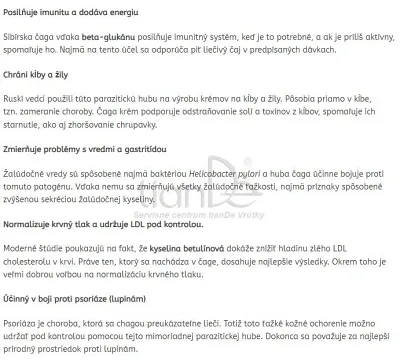 TianDe Čaga s múmiom, online office, moje tiande, katalogy, najnovsie tiande, tiande