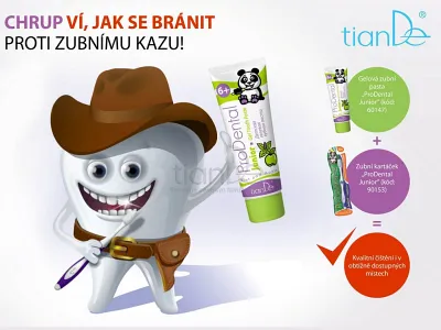 TianDe Gélová zubná pasta ProDental Junior, moje tiande, katalogy, najnovsie tiande, tiande, recenzia